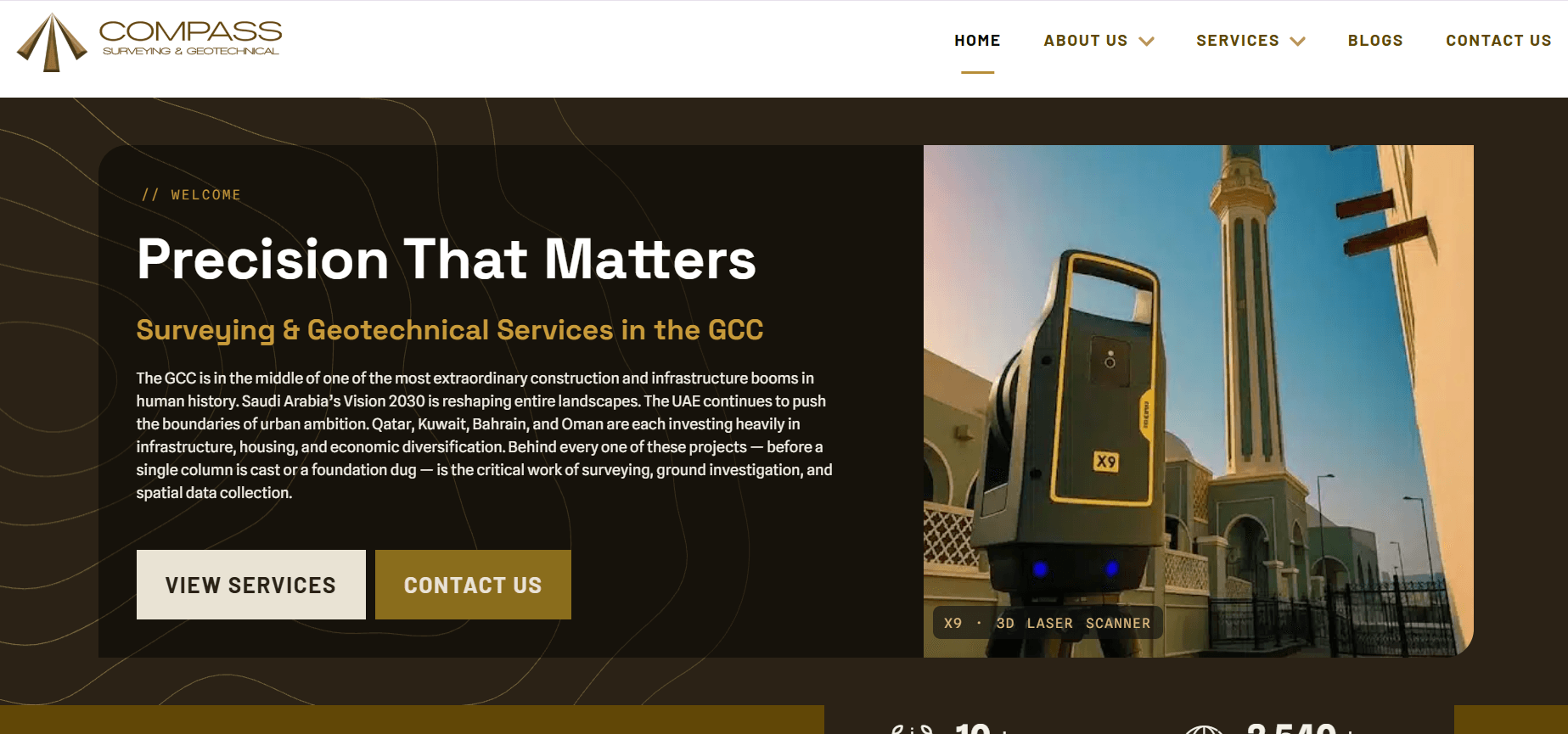 Website Design for Surveying Companies